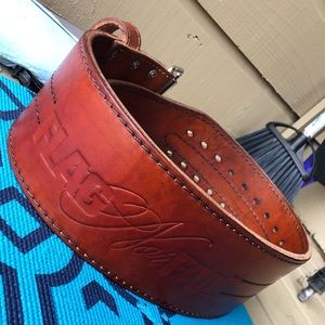 Flag nor Fail Leather Belt